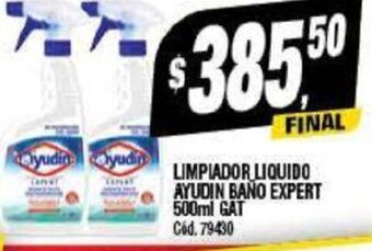 Supermercados Yaguar Limpiador Liquido Ayudin Baño Expert 500ml. GAT oferta