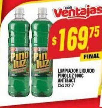Limpiador Liquido Pinoluz 900c Antibact