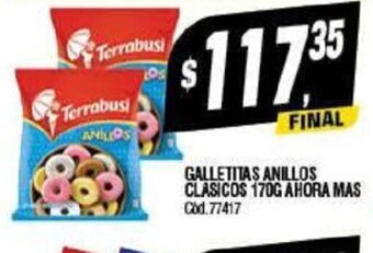 Supermercados Yaguar Galletitas Anillos Clasicos 170 g. Ahora Mas oferta