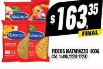 Supermercados Yaguar Fidoes Matarazzo 500 g. oferta