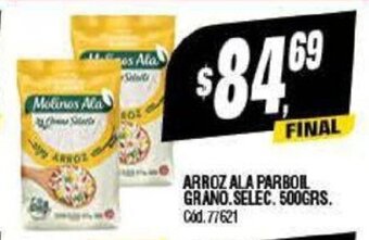 Supermercados Yaguar Arroz Ala Parboil Grano Selec. 500grs. oferta