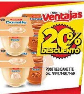 Supermercados Yaguar Postres Danette oferta