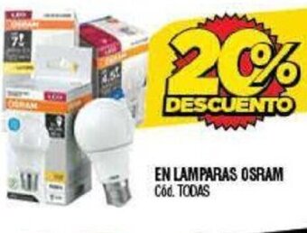 Supermercados Yaguar En Lamparas Osram oferta