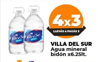 Supermayorista Vital Villa Del Sur Agua Mineral Bidón x 6.25lt oferta