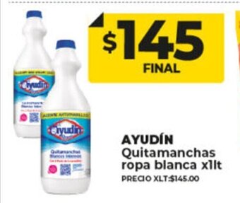 Supermayorista Vital Ayudín Quitamanchas ropa blanca x 1lt. oferta