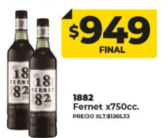 Supermayorista Vital 1882 Fernet x 750cc oferta
