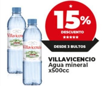 Supermayorista Vital Villavicencio Agua Mineral x 500cc oferta