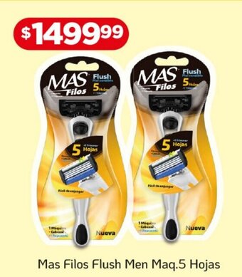 Medamax Mas Filos Flush Men Maq.5 Hojas oferta