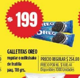 Supermercados Vea Galletitas Oreo oferta