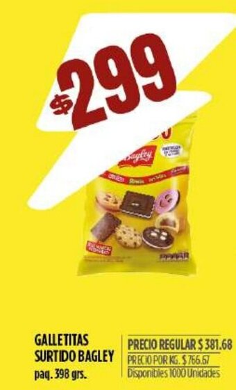 Supermercados Vea Galletitas Surtido Bagley oferta