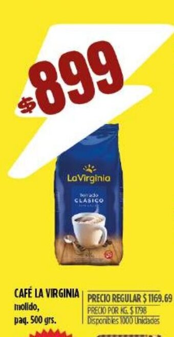 Supermercados Vea Café La Virginia oferta