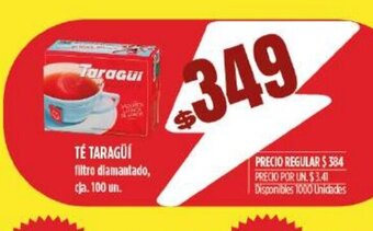 Supermercados Vea Té Taragüi oferta