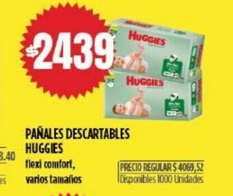 Supermercados Vea Pañales Descartables Huggies oferta