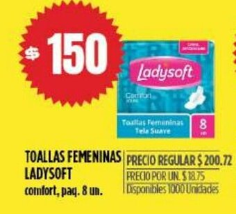 Supermercados Vea Toallas Femeninas Ladysoft oferta