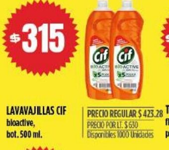 Supermercados Vea Lavavajillas Cif oferta