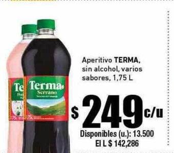Cooperativa Obrera Aperitivo terma oferta