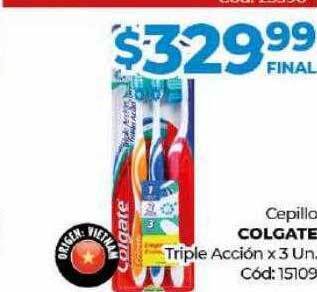 Diarco Cepillo colgate triple acción oferta