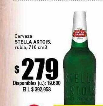 Cooperativa Obrera Cerveza stella artois oferta