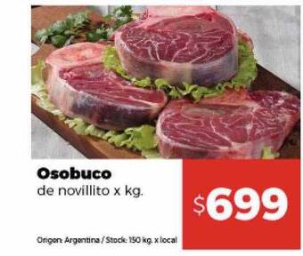 Disco Osobuco de novillito oferta