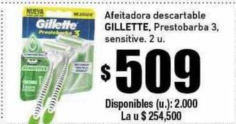 Cooperativa Obrera Afeitadora descartable gillette oferta