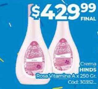 Diarco Crema hinds rosa vitamina oferta
