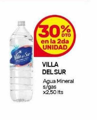 Nini Mayorista Villa del sur agua mineral oferta