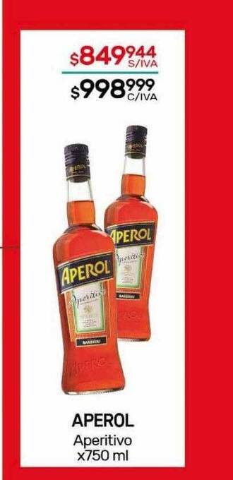 Nini Mayorista Aperol aperitivo oferta