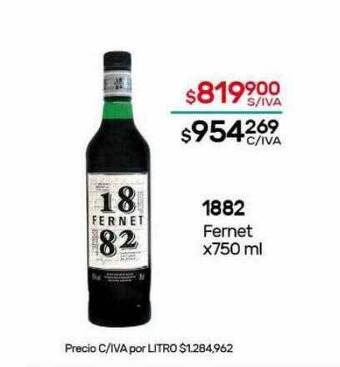 Nini Mayorista 1882 fernet oferta