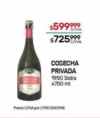Nini Mayorista Cosecha privada 1950 sidra oferta