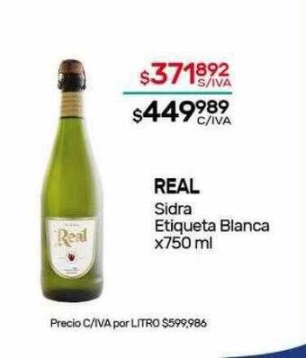 Nini Mayorista Real sidra etiqueta blanca oferta