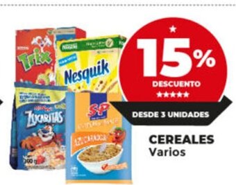 Supermayorista Vital Cereales Varios oferta