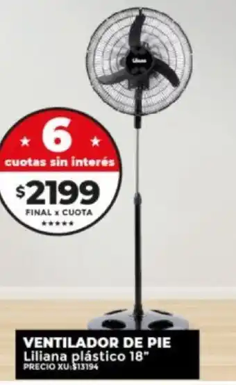 Supermayorista Vital Ventilador De Pie oferta