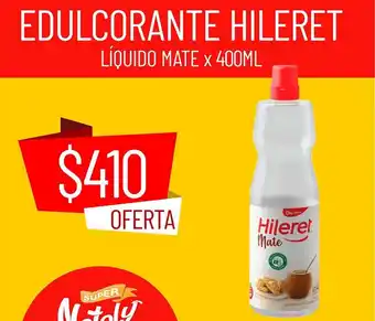 Edulcorante Hileret Líquido Mate x 400ml