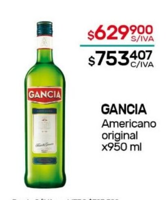 Nini Mayorista Gancia Americano Original x 950ml oferta