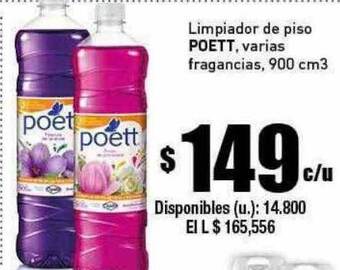 Cooperativa Obrera Limpiador de piso poett oferta