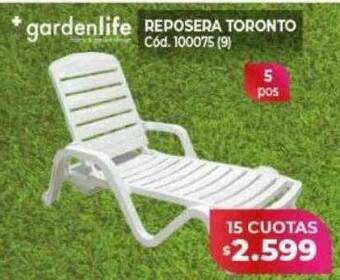 Naldo Lombardi Gardenlife reposera toronto oferta
