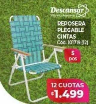 Naldo Lombardi Descansar reposera plegable cintas oferta