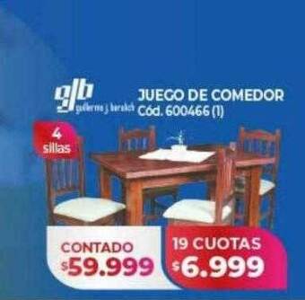 Naldo Lombardi Gjb juego de comedor oferta