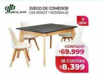 Naldo Lombardi Gjb juego de comedor oferta