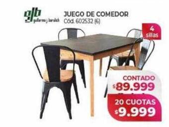 Naldo Lombardi Gjb juego de comedor oferta
