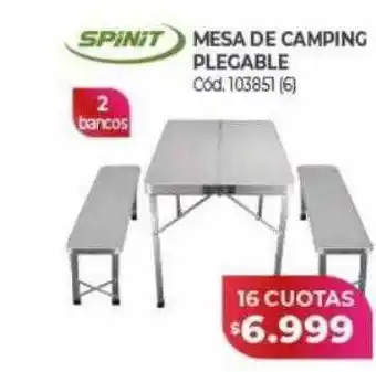 Naldo Lombardi Mesa de camping plegable oferta