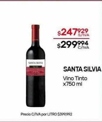 Nini Mayorista Santa silvia vino tinto oferta