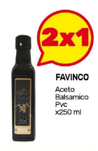 Nini Mayorista Favinco Aceto Balsamico Pvc x 250ml oferta