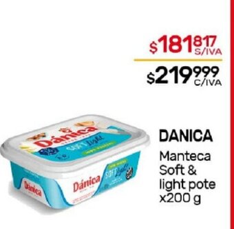 Nini Mayorista Danica Manteca Soft & Light Pote x 200g oferta
