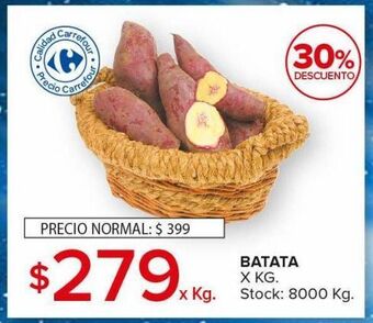 Carrefour Maxi Batata x kg oferta