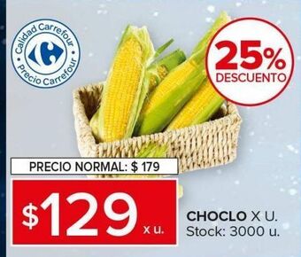Carrefour Maxi Choclo x un oferta