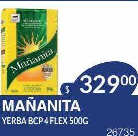 Masivos Mañanita yerba bcp 4 flex oferta