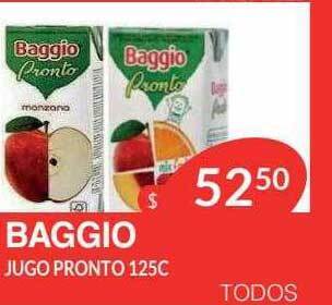 Masivos Baggio jugo pronto oferta