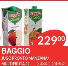 Masivos Baggio jugo pronto manzana multifruta oferta