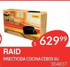 Masivos Raid insecticida cocina cebos 6u oferta